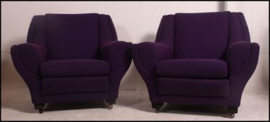 A stunning mid century Thomas Co ( McGregor of Scotland ) 3 piece suite comprising sofa and 2