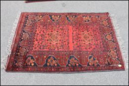 A Persian Balchestan hand knotted rug ha