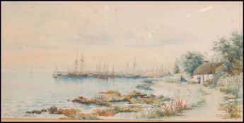 S. Petty 1901. An Edwardian watercolour