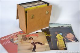 A collection of vinyl long play albums t