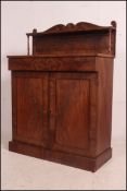 A 19th century William IV flame mahogany