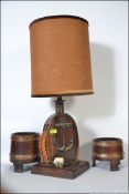 A nautical themed lamp in the form of a