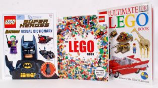LEGO: A collection of 3x Lego DK guidebo