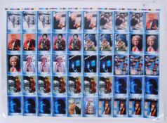 DR WHO: A rare sheet of Strictly Ink 200