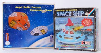 SPACE SHIPS: Two vintage battery operate
