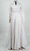 WEDDING DRESS: A vintage 1970's original