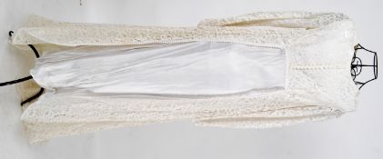 WEDDING DRESS: An original vintage 1970'