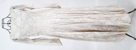 WEDDING DRESS: A 1950's vintage original