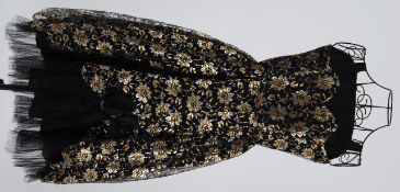 EVENING DRESS: A vintage retro original