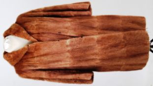 FUR COAT: Rabbit fur coat , vintage 3/4