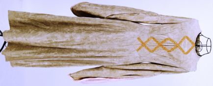 MEDIEVAL: A medieval style court dress i