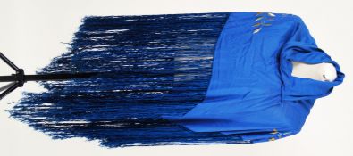 SHAWL: A vintage hand embroidered tassle