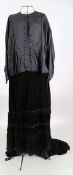 EDWARDIAN: Edwardian style black blouse