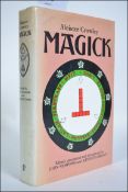 MAGICK, Crowley, Aleister. 1988 reprint hardback. With colour pictorial unclipped dust cover. Book.