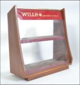 A vintage 20th century Wills Tobacco display cabinet,