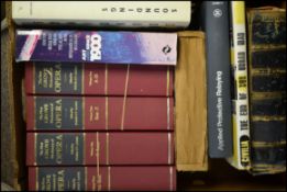 Books; A collection of antiquarian and vintage books to include;