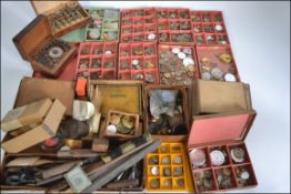 WATCH PARTS , An immense , lifetimes collection of watch spares .