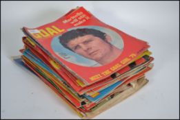 A good collection of vintage Goal and Shoot magazines dating from 1970 onwards