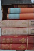 Antiquarian Books; a collection of assorted antique and vintage books,