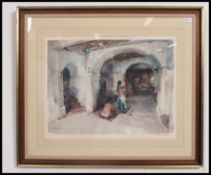 WILLIAM RUSSELL FLINT (1880-1969) ARTIST SIGNED TO MARGIN COLOUR PRINT WITH GUILD STAMPS ' THE