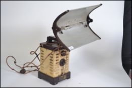 A vintage / retro mid century heat lamp by Home Sun,