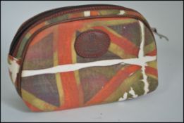 An original Vivienne Westwood Union Jack make up bag along with an original Vivienne Westwood