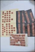 STAMPS GB Queen Victoria 1d Penny Reds. Range of used. 170+ on stockcards and album leaves.