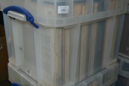 A collection of vintage vinyl long play records of mainly classical various artists and record