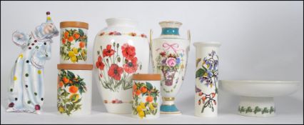 A collection of ceramics to include Mintons, Wedgwood,
