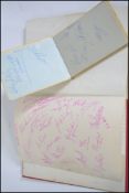 Football; A collection of football related autographs from the 1950's / 60's etc,