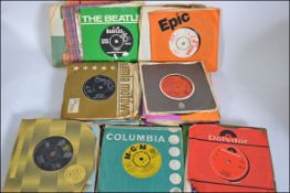 A collection of 45rpm vinyl singles to include The Who, David Bowie, Nazareth,