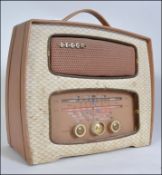 A vintage mid 20th century Decca TP 22 transistor radio,