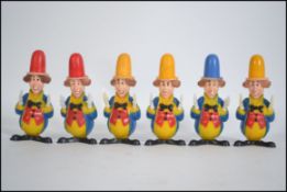 A collection of vintage rare Ken Dodd ' Diddymen ' plastic characters,