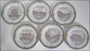 A collection of six collectors plates all pertaining to Staple Hill Bristol,