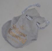 An original Vivienne Westwood of London faux pearl bracelet in a Vivienne Westwood pouch and in