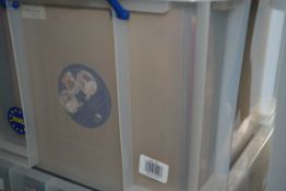 A collection of vintage 78rpm records of various genres, various artists and record labels.