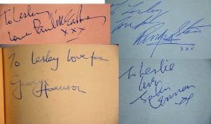 THE BEATLES FULL SET AUTOGRAPHS,