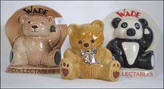 Set of Wade to include 2 collectors models from the EXTRAVAGANZA meetings , Panda and Teddy bear ,