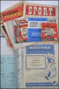 Bristol City; A collection of 1950's and 1960's mostly Bristol City related football programmes,