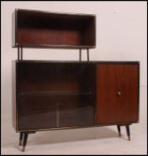 A vintage / retro sideboard with good brass detail handles. 100cm high x 103cm wide x 25cm deep.