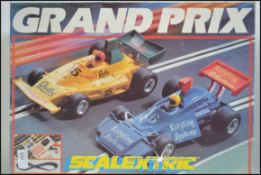 An original vintage Scalextric ' Grand Prix ' boxed racing set, appears to be complete,