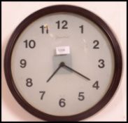 A vintage American bakelite vintage station - industrial factory clock.