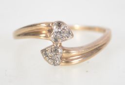 A vintage hallmarked Sheffield 9ct gold