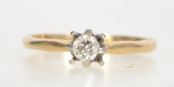 An 18ct gold and diamond vintage ladies