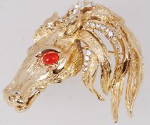 A 1970's, large brooch by Christian Dior