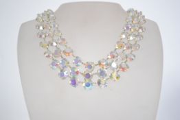 Three strand necklaces dating from the 1