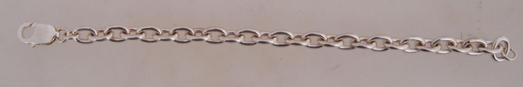 A 925 heavey chain link bracelet with lo