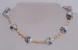 A vintage Venetian wedding cake necklace