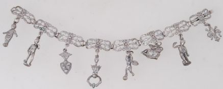 An early 20th century Italian silver cha