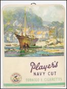 An original mid century shop advertising card ( easel back & hanging / - counter top ) for Player's